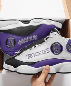 Colorado Rockies Mlb Teams Football Air Jd13 Sneaker Shoes VJD868