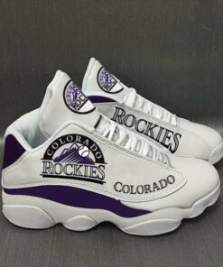 Colorado Rockies Mlb Teams Football Air Jd13 Sneaker Shoes VJD935