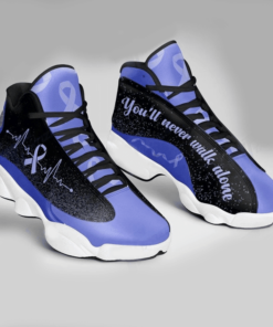 Colorectal Cancer Awareness You’Ll Never Walk Alone Air Jd13 Sneaker Shoes VJD731