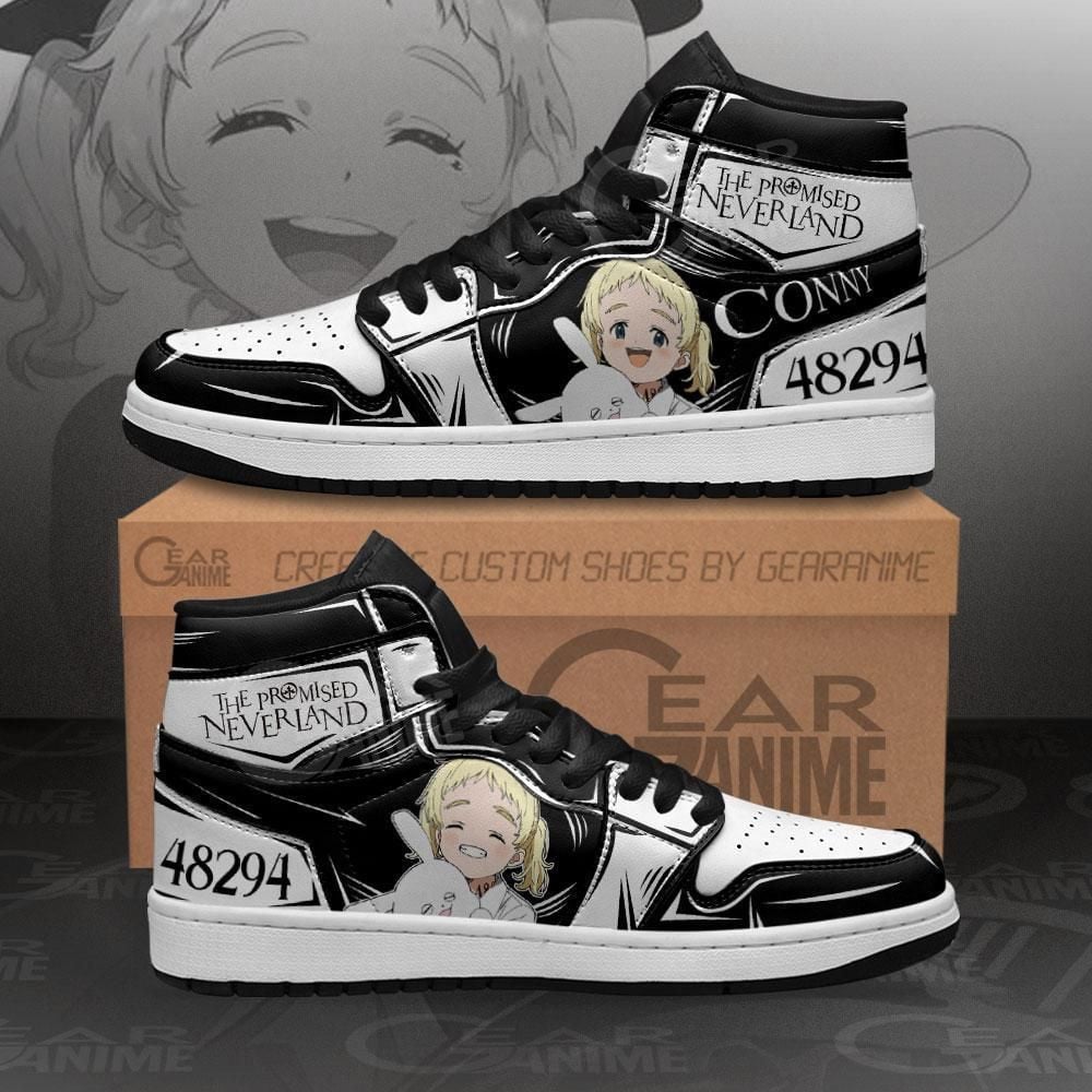 Conny The Promised Neverland Custom Anime Shoes Air Jd Retro Sneakers V785