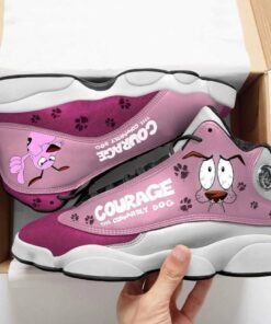 Courage The Cowardly Dog Air Jd13 Sneaker Shoes VJD425