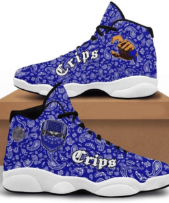 Crips Gang Skull Air Jd13 Sneaker Shoes VJD739