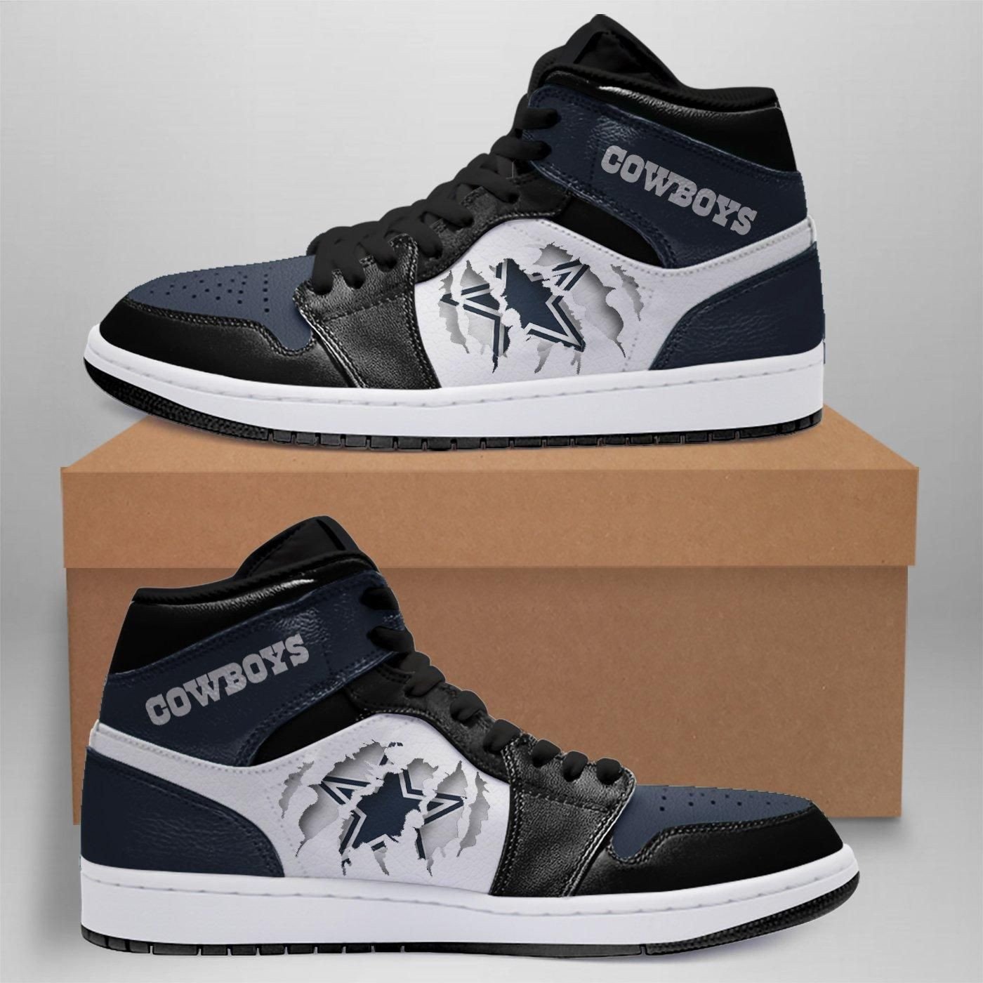 Dallas Cowboys Shoes Air Jd Retro Sneakers V832