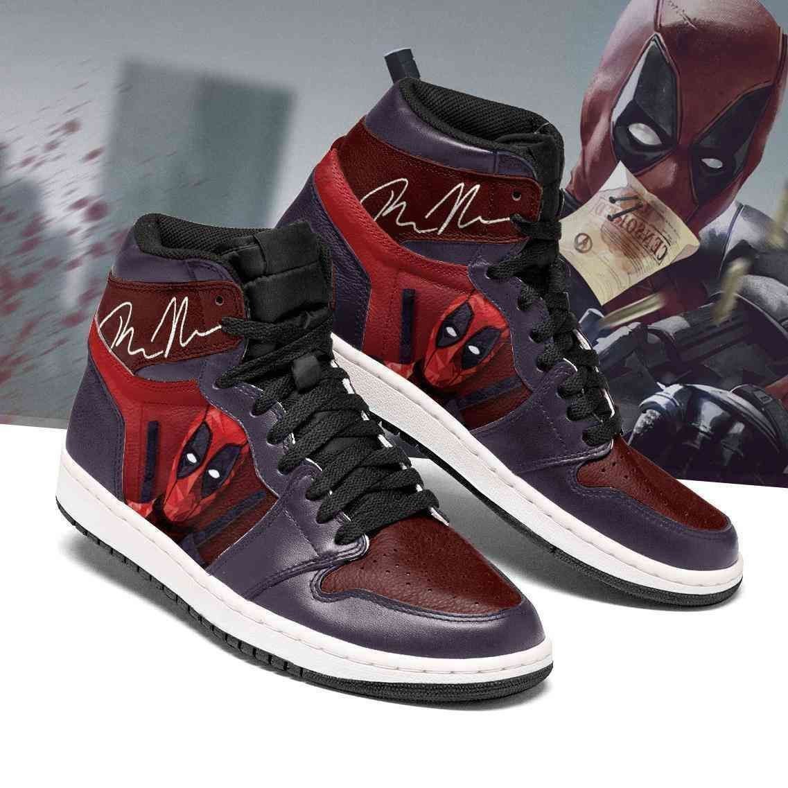 Deadpool Marvel Shoes Air Jd Retro Sneakers V850