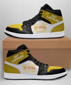 Def Leppard Rock Band Team Custom Eachstep Shoes Air Jd Retro Sneakers V859