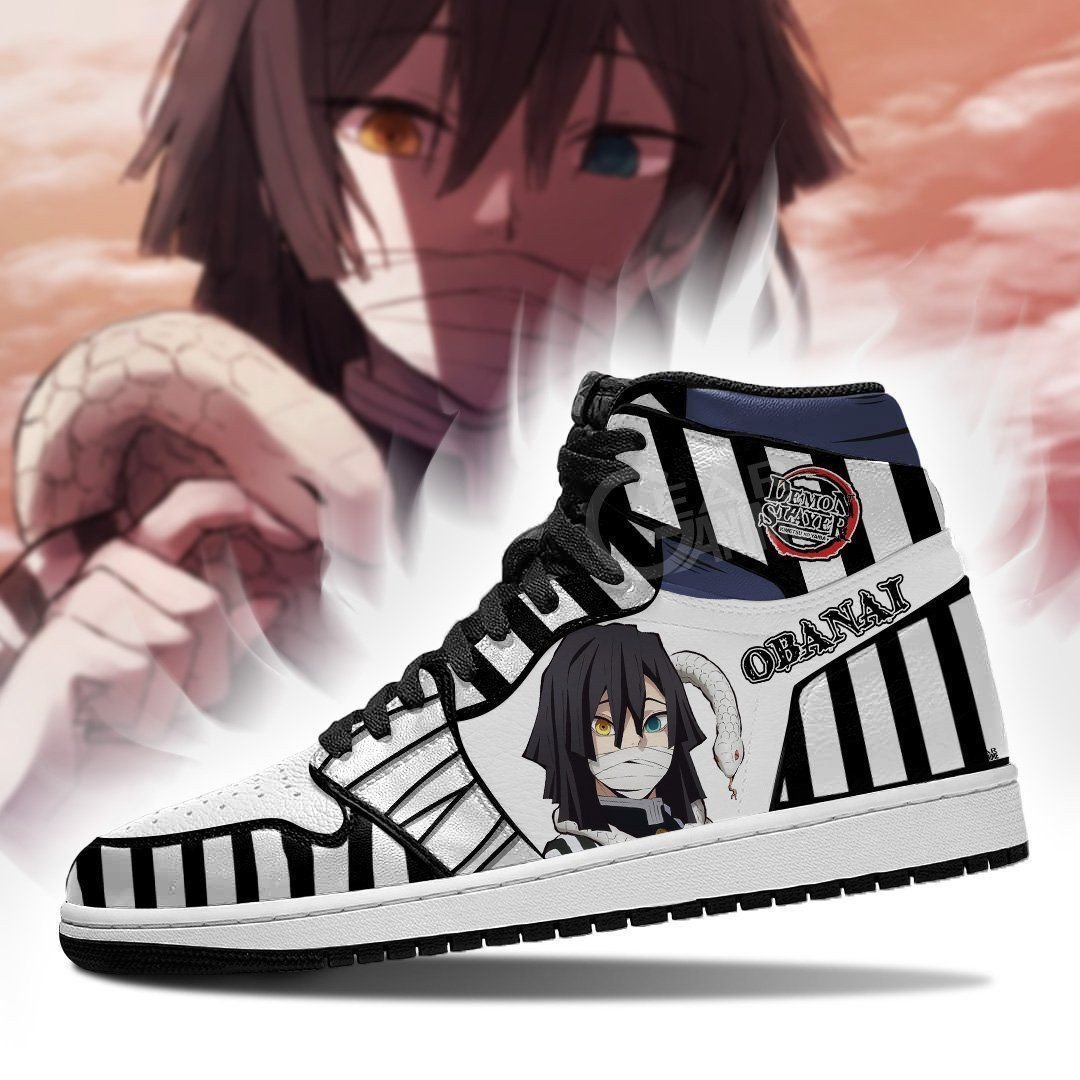 Demon Slayer Jordan Sneakers Tanjiro Attack Anime Shoes Sport V874