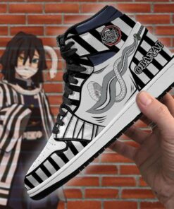 Demon Slayer Obanai Iguro Sword Snake Anime Shoes Air Jd Retro Sneakers V877