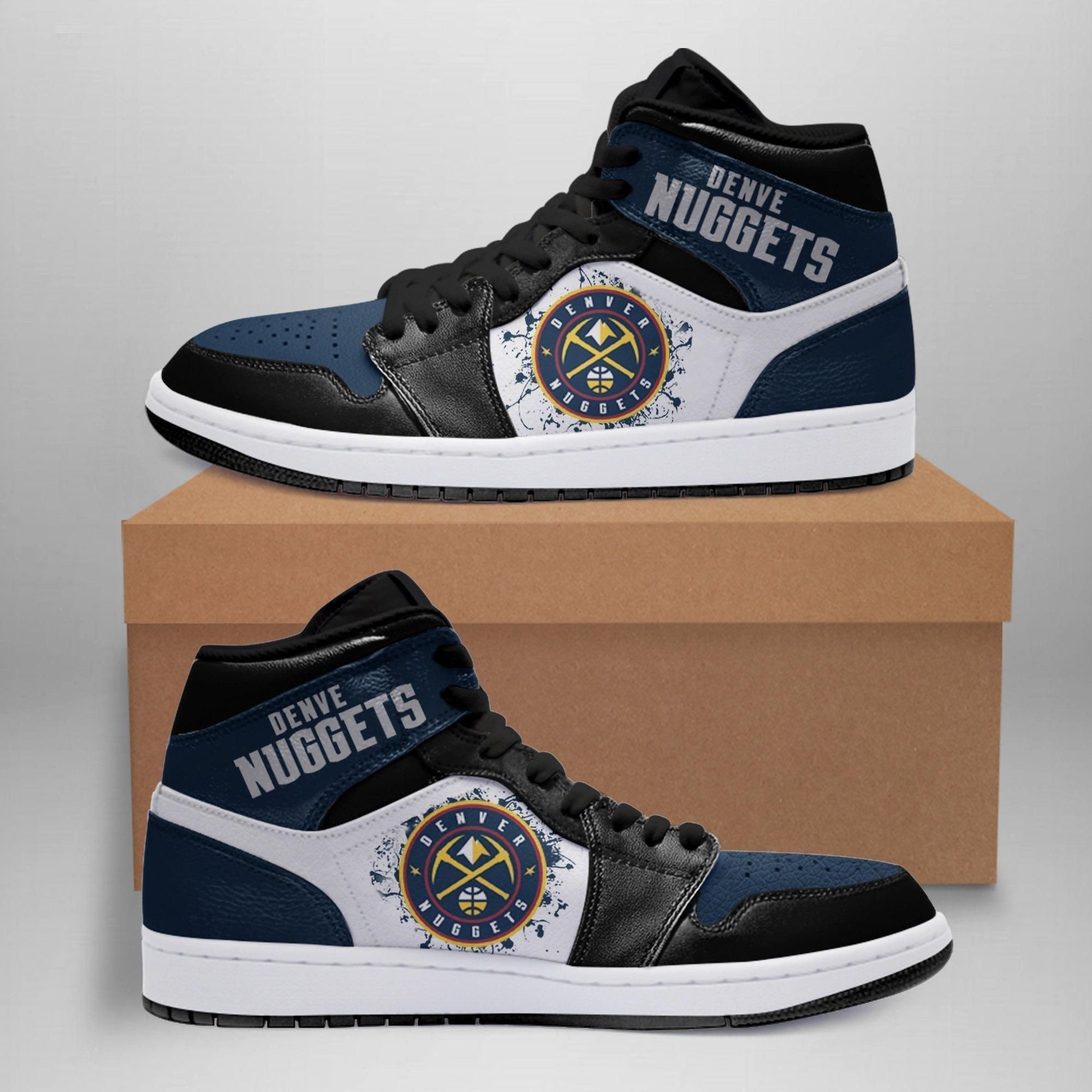 Denver Nuggets Nba Sneakers Shoes Sport V889