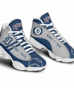 Detroit Tigers Mlb Football Air Jd13 Sneaker Shoes VJD754