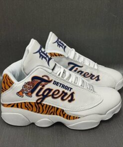 Detroit Tigers Mlb Teams Football Air Jd13 Sneaker Shoes VJD811