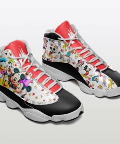 Disney Mickey Mouse With Friend Air Jd13 Sneaker Shoes VJD600