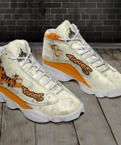 Disney Tigerdisney Winnie The Pooh Leather Sneaker Air Jd13 Sneaker Shoes VJD129