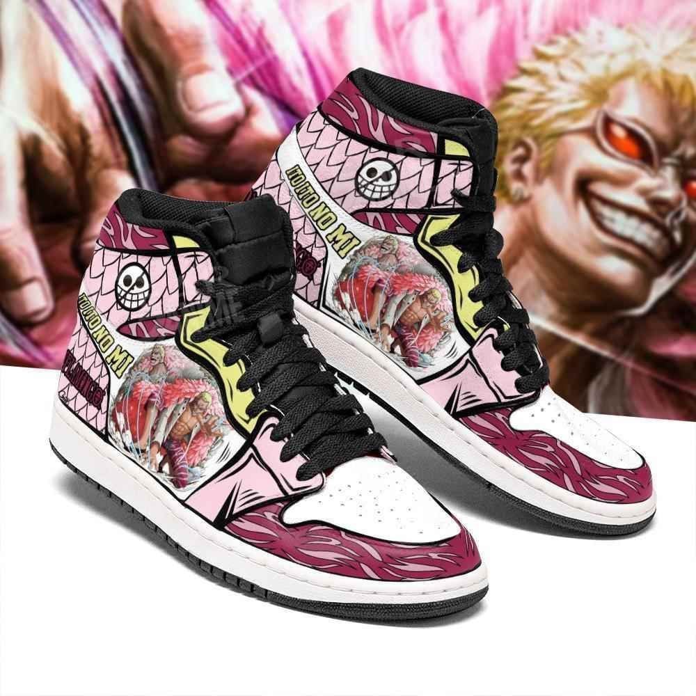 Doflamingo Shoes Boots Skill One Piece Anime Sneakers Shoes Sport V922