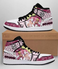 Doflamingo Shoes Boots Skill One Piece Anime Sneakers Shoes Sport V922