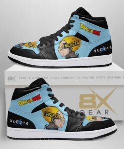 Dragon Ball Jordan Sneakers Vegeta Super Saiyan Attack Anime Sneakers Shoes Air Jd Retro Sneakers V1029