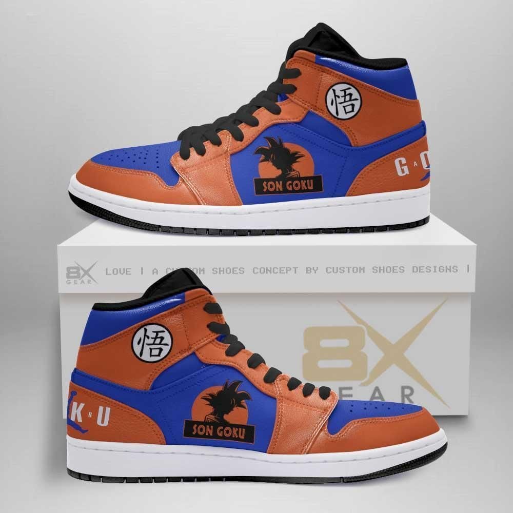 Dragon Ball Son Goku Anime Shoes Air Jd Retro Sneakers V1043