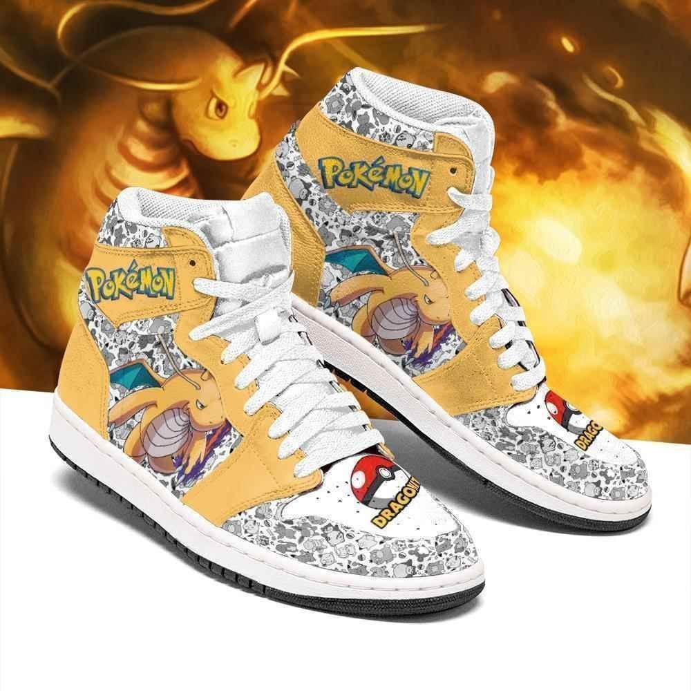 Dragonite Shoes Boots Pokemon Anime Sneakers Shoes Sport V1071