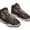 Personalized Texas Longhorns Football Ncaaf Air Jd13 Sneaker Shoes VJD472