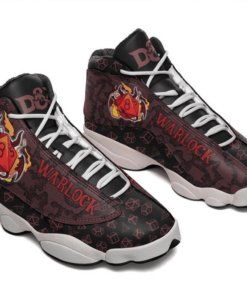 Dungeon And Dragon Warlock Game Canvas Air Jd13 Sneaker Shoes VJD476