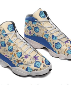 Dungeons And Dragons Dice Pattern Air Jd13 Sneaker Shoes VJD869