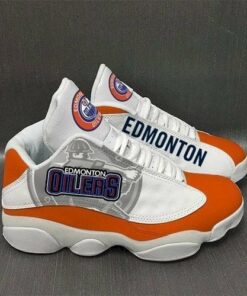 Edmonton Oilers Nhl Football Teams Air Jd13 Sneaker Shoes VJD41