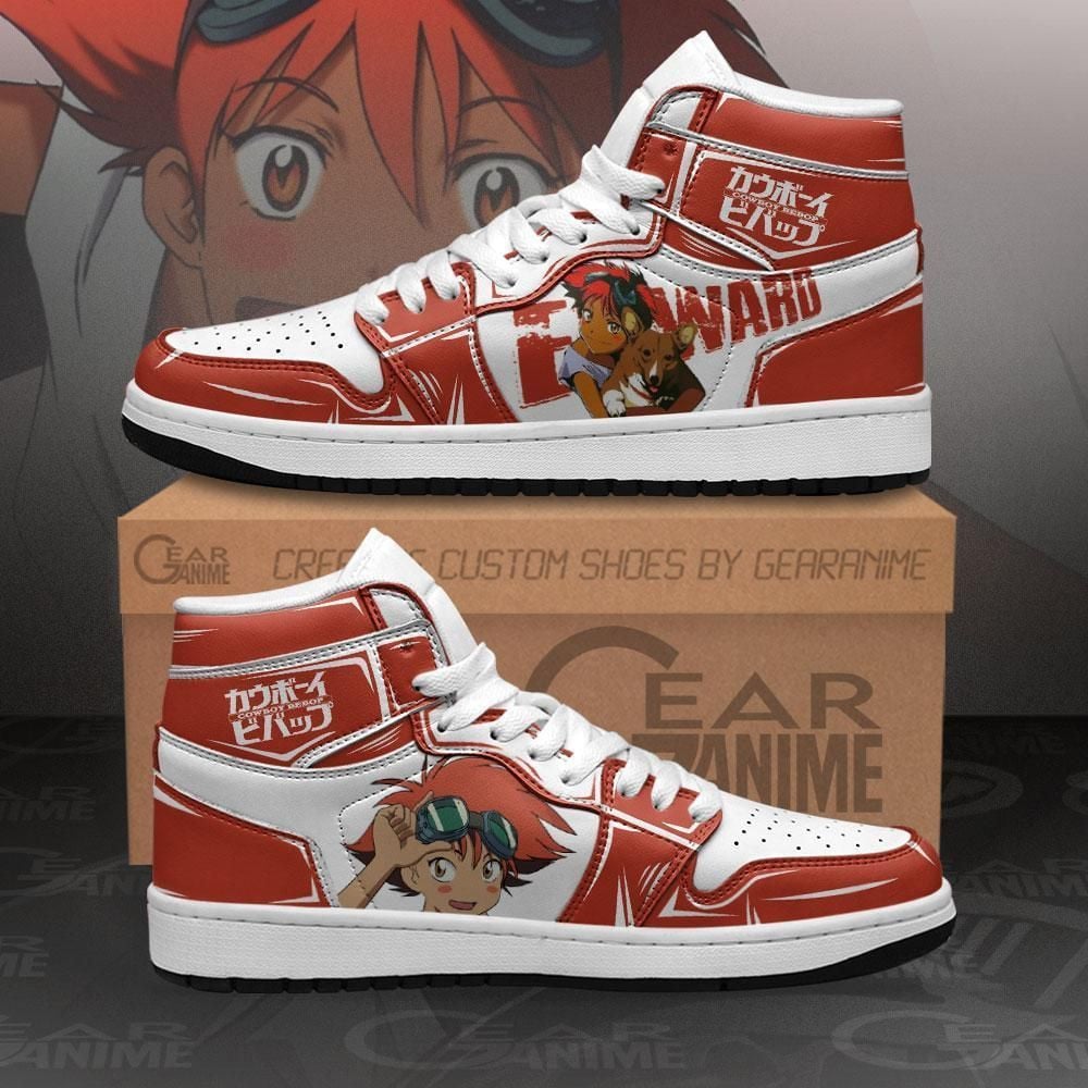 Edward Cowboy Bebop Custom Anime Mn11 Shoes Air Jd Retro Sneakers V1100