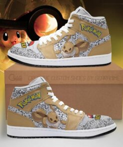 Eevee Boots Pokemon Anime Shoes Air Jd Retro Sneakers V1101