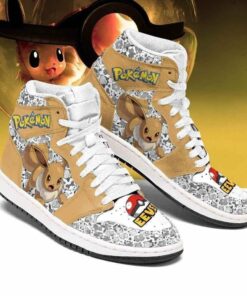 Eevee Pokemon Shoes Air Jd Retro Sneakers V1105