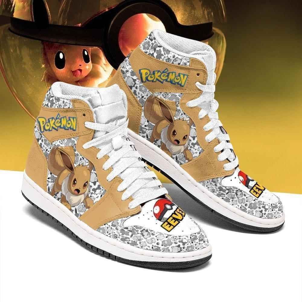 Eevee Pokemon Fan Pt04 Shoes Air Jd Retro Sneakers V1104