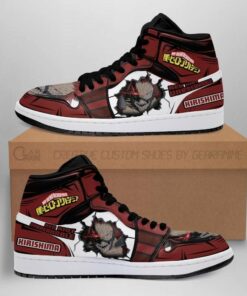 Eijirou Kirishima 2 Boots J1 Skill My Hero Academia Anime Custom Shoes Air Jd Retro Sneakers V1107