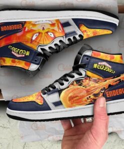 Enji Todoroki Endeavor My Hero Academia Anime Shoes Air Jd Retro Sneakers V1135