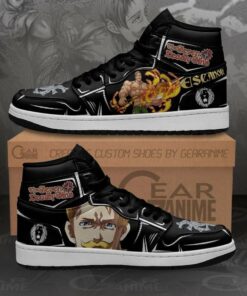 Escanor Seven Deadly Sins Custom Anime Shoes Air Jd Retro Sneakers V1147