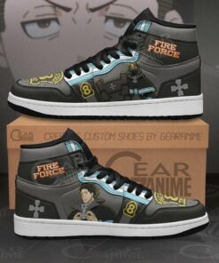 Fire Force Akitaru Obi Custom Anime Shoes Air Jd Retro Sneakers V1202