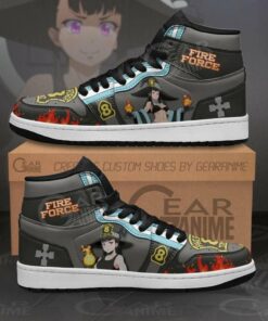 Fire Force Maki Oze Custom Anime Shoes Air Jd Retro Sneakers V1203