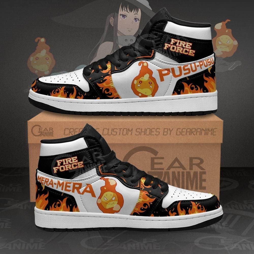 Fire Force Maki Oze Custom Anime Shoes Air Jd Retro Sneakers V1204