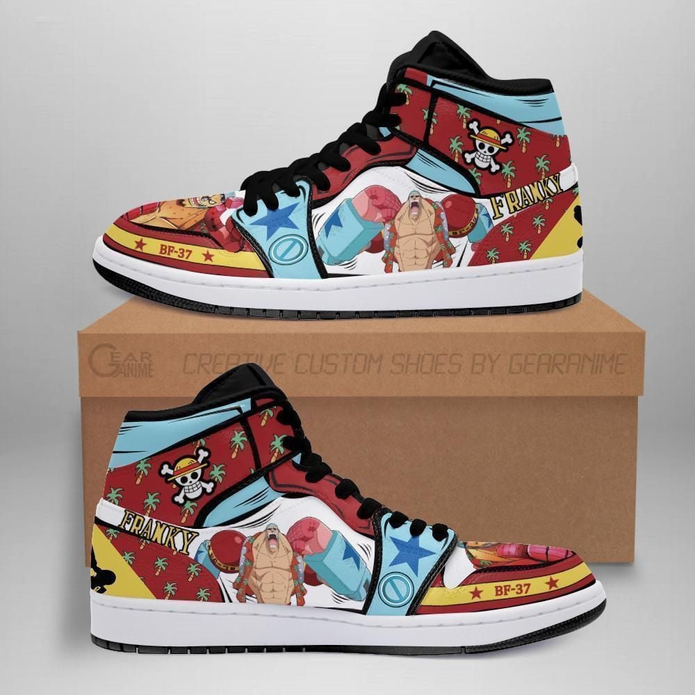 Franky Shoes Boots The Super Skill One Piece Anime Sneakers Shoes Sport V1245