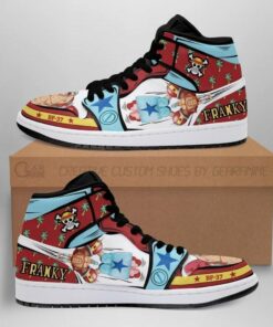 Franky Shoes Boots The Super Skill One Piece Anime Sneakers Shoes Sport V1245