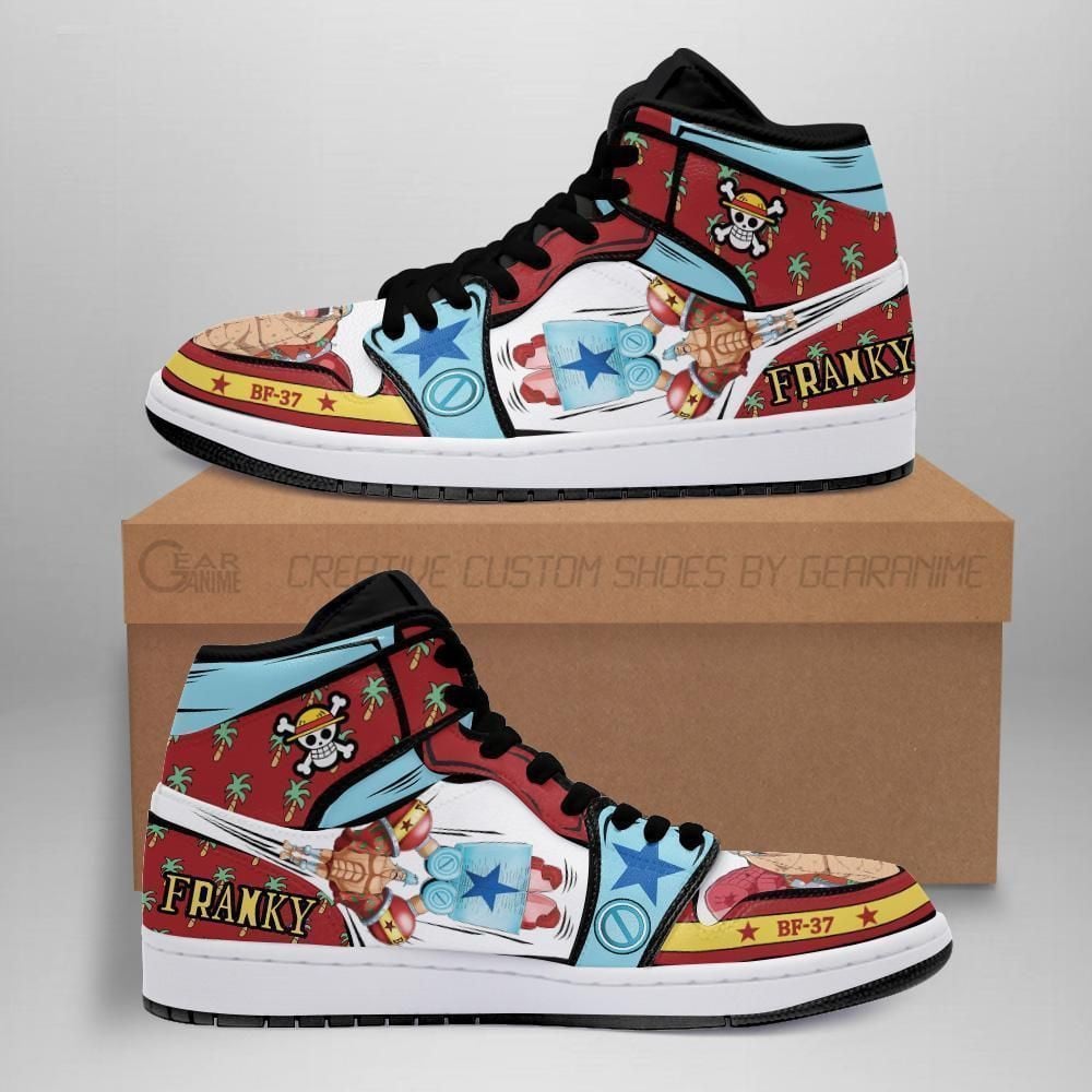 Franky Shoes Boots The Super Skill One Piece Anime Sneakers Shoes Sport V1245