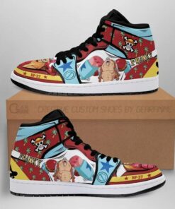 Franky Straw Hat Priates One Piece Anime Fan Gift Shoes Air Jd Retro Sneakers V1247