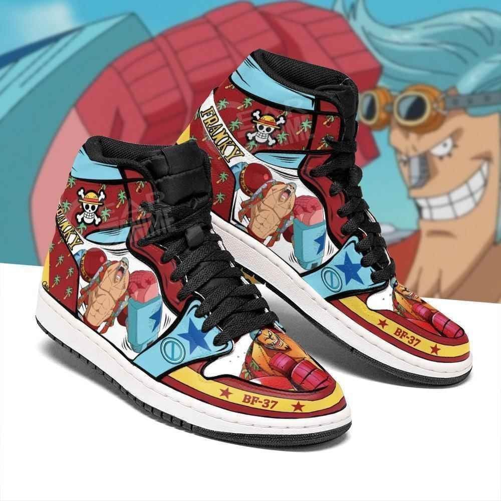 Franky Straw Hat Priates One Piece Anime Fan Gift Shoes Air Jd Retro Sneakers V1250