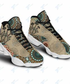 Funny Mandala Mushroom Air Jd13 Sneaker Shoes VJD557