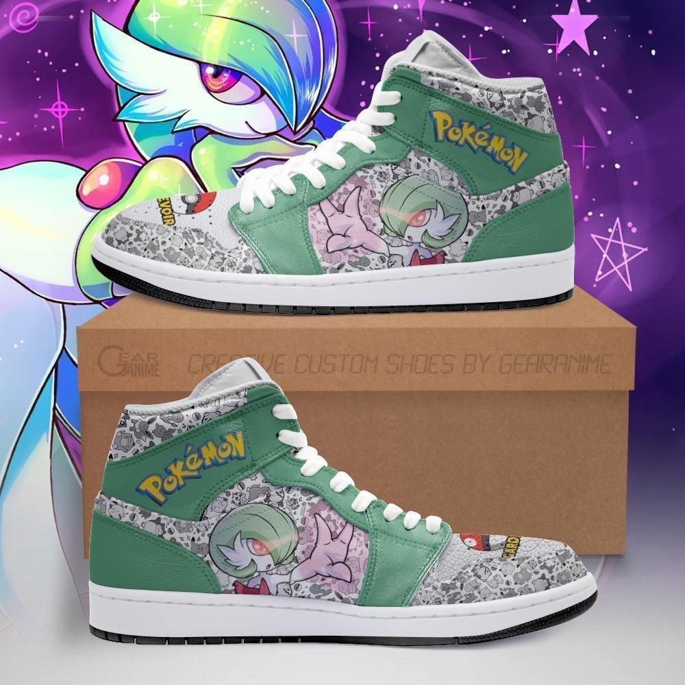 Gardevoir Boots J1 Cute Pokemon Anime Custom Shoes Air Jd Retro Sneakers V1311