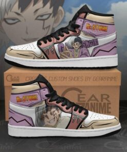 Gen Asagiri Dr. Stone Custom Anime Shoes Air Jd Retro Sneakers V1330