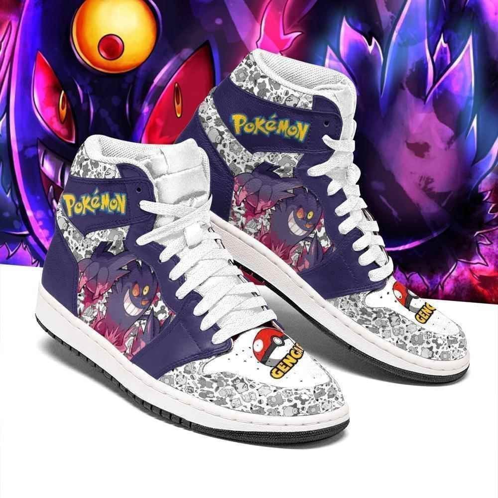 Gengar Cute Pokemon Sneakers Anime Shoes Sport V1334