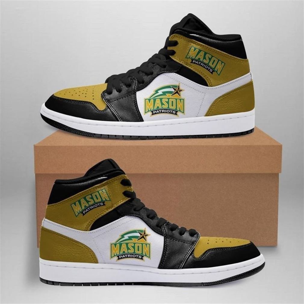 George Mason Patriots Jordan Custom Shoes Air Jd Retro Sneakers V1347