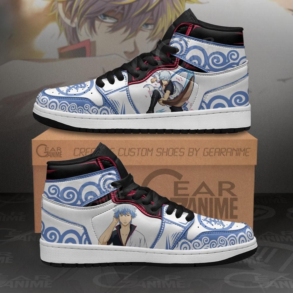 Gintoki Gintama Custom Anime Shoes Air Jd Retro Sneakers V1376