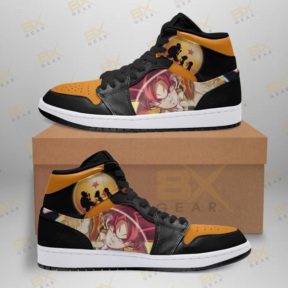 Goku Black Rose Dragon Ball Sneakers Anime Shoes Sport V1419