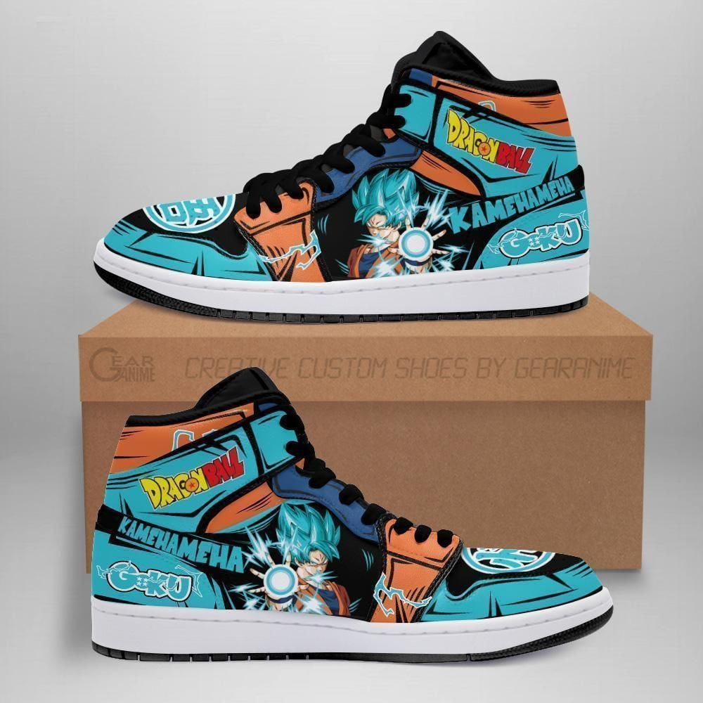 Goku Blue Dragon Ball Anime Shoes Air Jd Retro Sneakers V1425