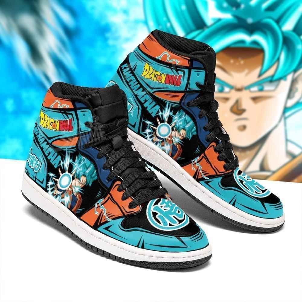 Goku Blue Dragon Ball Anime Sneakers Shoes Sport V1429