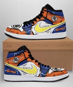 Goku Boots Dragon Ball Z Anime Fan Gift Shoes Air Jd Retro Sneakers V1440